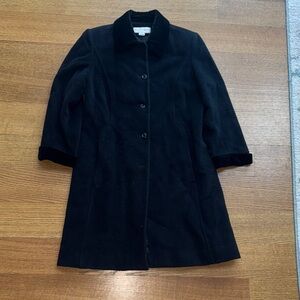 Albert Nipon Wool Peacoat